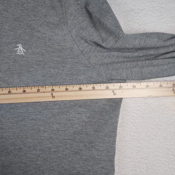 Original Penguin by Munsingwear Men’s Gray Long‑Sleeve Polo, Size XL – Classic F - Picture 5 of 6